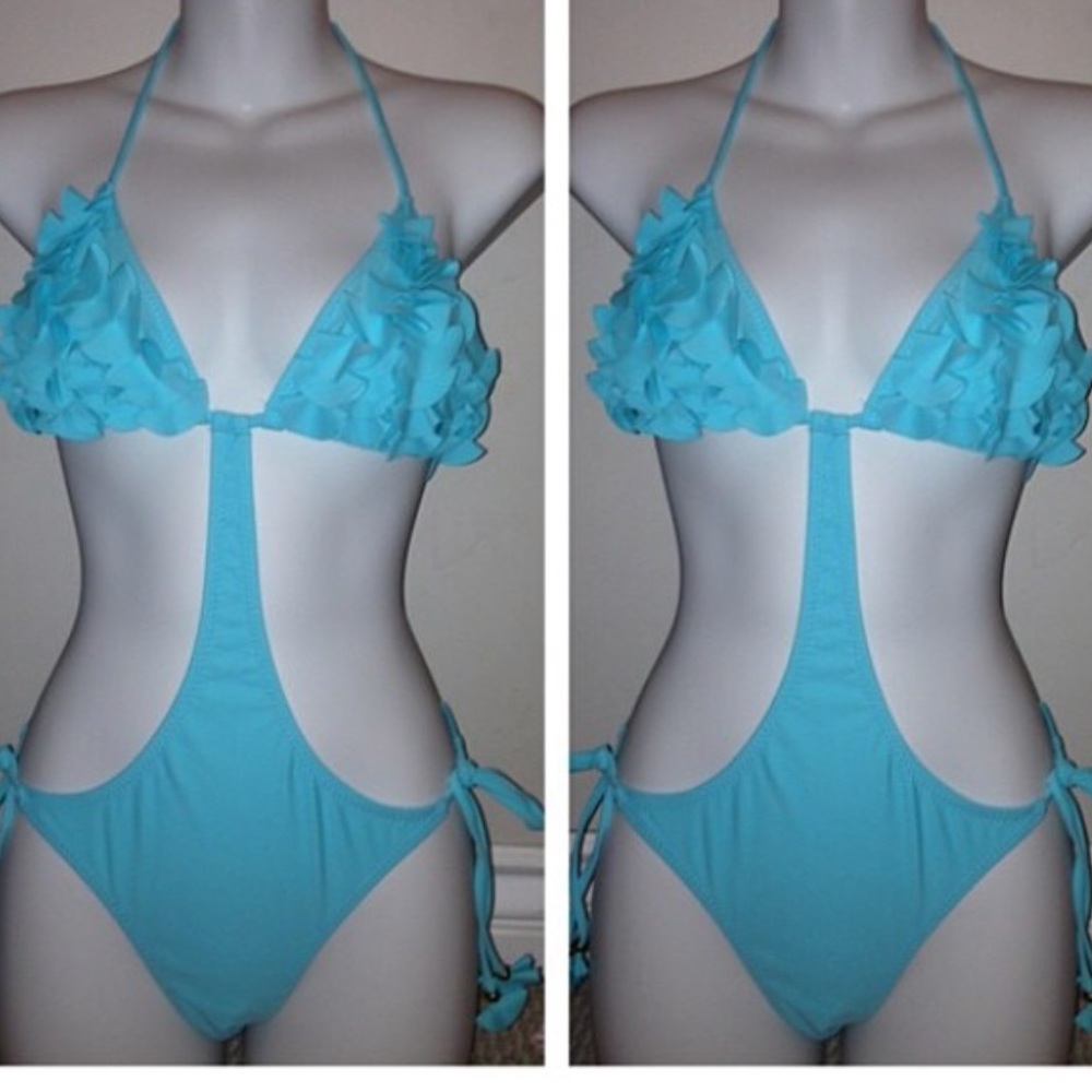 Teal Monokini